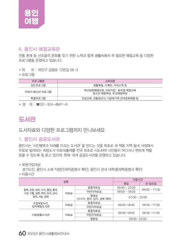용인 민선8기-실천계획서 | 60페이지