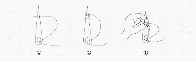 바늘 매듭짓기