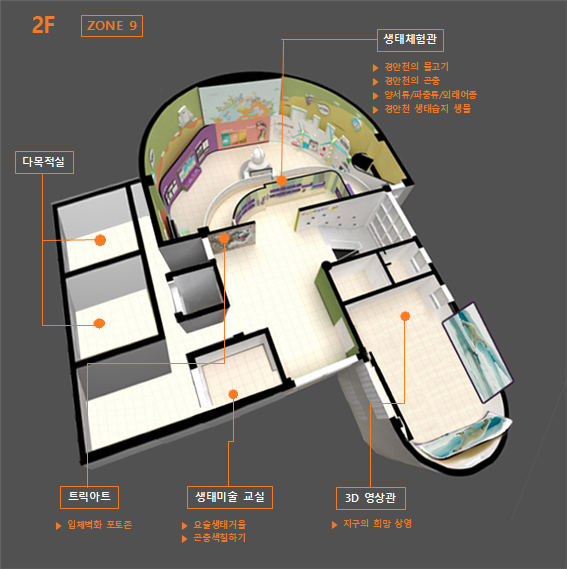 체험공간 2층 조감도 이미지