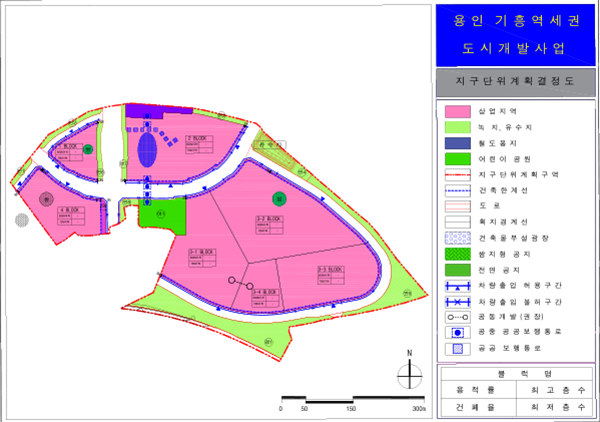 기흥역세권 토지이용계획